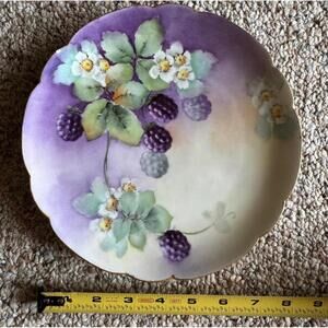 Vintage Haviland France Porcelain Gold-Trimmed Plate